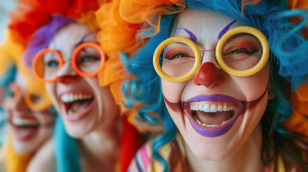 Lively snapshots reflecting the infectious laughter.の素材