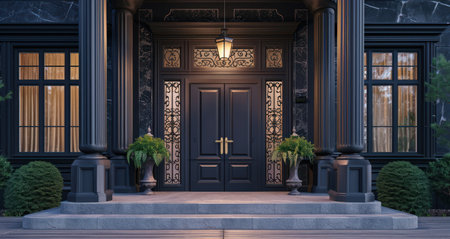 door to main entrance, entryways, and porches.の素材