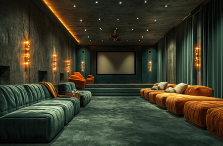 cinema interiors cinemas.の素材