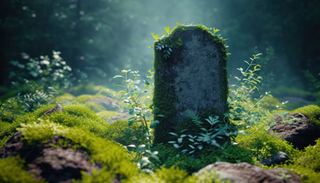 realism tombstone for funeral.の素材