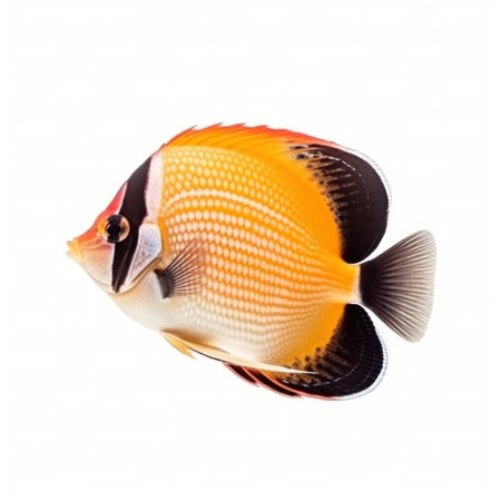 Butterfly fish isolated. Illustration Generative AIの素材