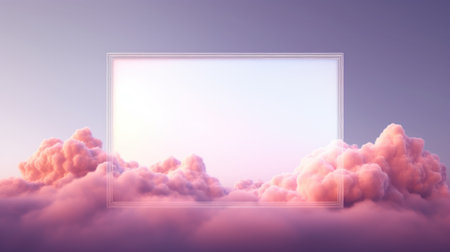 Pink cloud backgroundの素材