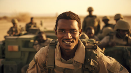 Military force in Africaの素材