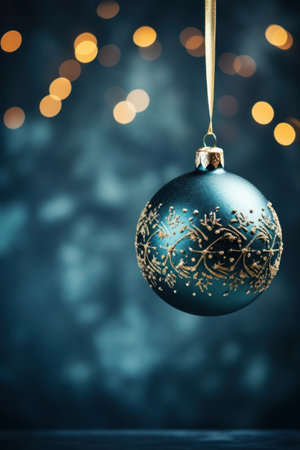 christmas decor with copy space.の素材