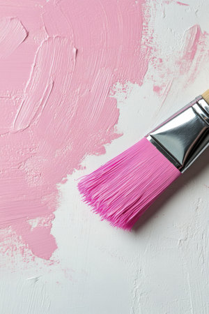Delicate pink flowers are arranged next to a small cream jar on a soft pastel surface, creating a calm and inviting atmosphere perfect for self-care or skincare routines.の素材