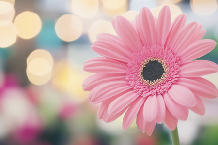 Delicate pink flowers bloom against a soft pastel backdrop, highlighting the beauty of nature during spring. The colors blend harmoniously, offering a tranquil vibe for viewers.の素材