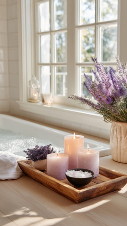 A modern chair with a textured pillow sits beside a lush indoor plant against a calming teal wall. The sunlight casts gentle shadows, creating a serene atmosphere.の素材