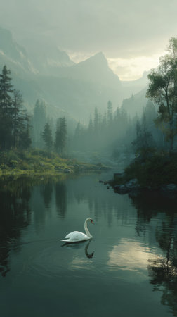 A stunning three-tier wedding cake sits on a white stand, decorated with pink and white flowers.の素材