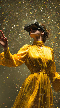 A well-worn wooden cutting board rests on a rustic table, showing its grain and texture. The soft, dim light highlights its natural features, creating a warm atmosphere.の素材