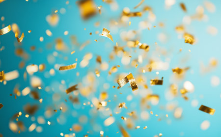 A lion strolls through the tall grass of a golden savanna, showing its powerful build and striking mane under the clear blue sky.の素材