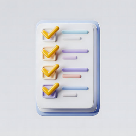 Check boxes on a white background, 3d render. Computer digital drawing.の素材