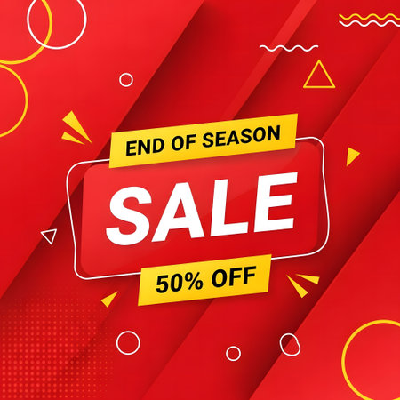 Sale banner template design, Big sale special offer. end of season special offer banner. vector illustration.の素材