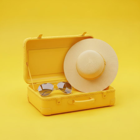 Packed for a sunny vacationの素材