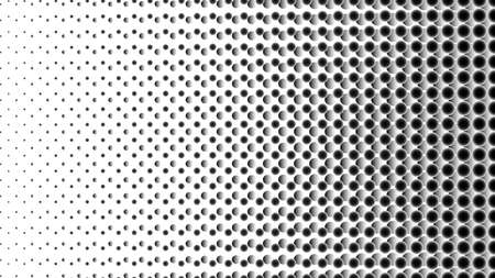 Abstract trendy concept vector comics pop art style blank layout template with gradient black dots pattern on white background. For design sale banner, empty bubble, illustration comic book design.のイラスト素材