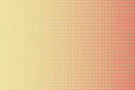 Abstract trendy concept vector comics pop art style blank layout template with red curly square pattern on yellow background. For design sale banner, empty bubble, illustration comic book design.のイラスト素材