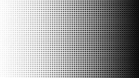 Abstract trendy concept vector comics pop art style blank layout template with black square dots pattern on white background. For design sale banner, empty bubble, comic book design.のイラスト素材