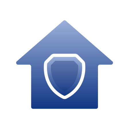 home shield logo design template iconのイラスト素材
