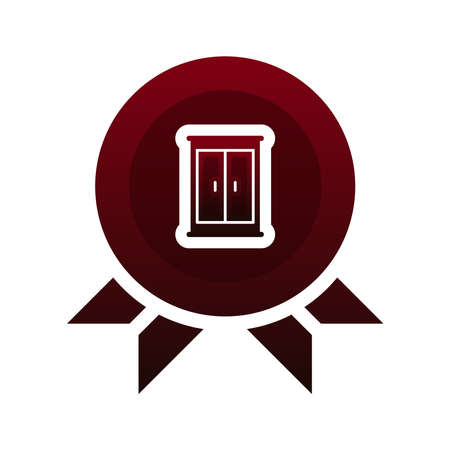 medal furniture gradient logo design modern template iconのイラスト素材