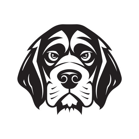 dog, vector concept digital art, hand drawn illustrationのイラスト素材