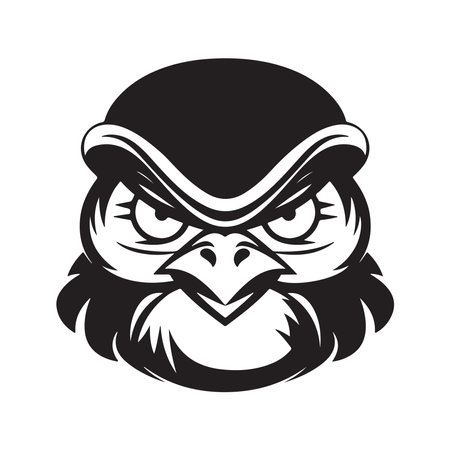 bird, vector concept digital art, hand drawn illustrationのイラスト素材