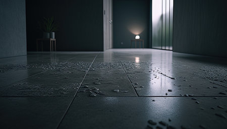 texture dark concrete floor, digital art illustration, Generative AIの素材