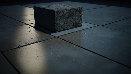 texture dark concrete floor, digital art illustration, Generative AIの素材