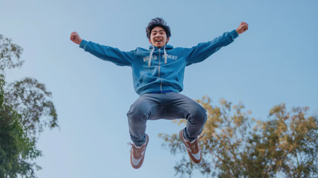 Leap of Joy Embracing Fun and Freedomの素材