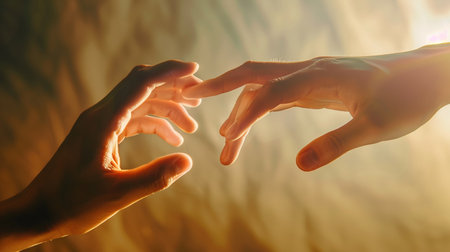 Bridging the Divide The Power of Reaching Out and Offering a Helping Handの素材