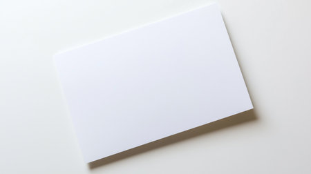 white paper. A4-format realistic blank paper note template Full depth of field, isolated on white backgroundの素材
