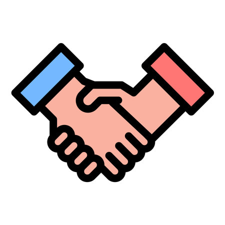 Honesty icon in flat line style representing truth integrity and transparency ideal for ethics communication and trust concepts.のイラスト素材