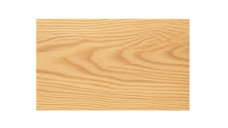 Wooden board isolated on a white background. Clipping path included.の素材