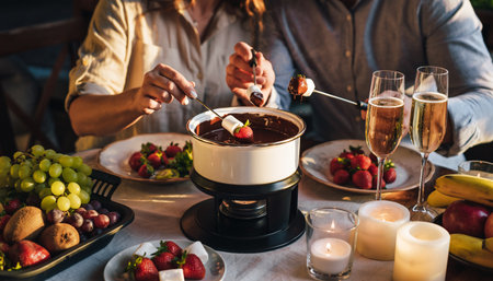 Romantic Chocolate Fondue Date Nightの素材