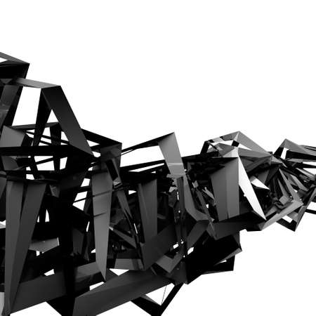 Abstraction of geometric shapes shinyの写真素材