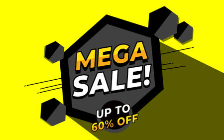 Flash sale discount banner template promotionの写真素材