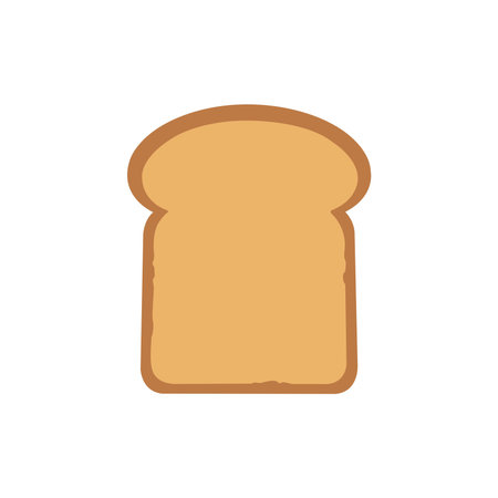 Sliced bread icon vector isolated on white background for your web and mobile app design, sliced...