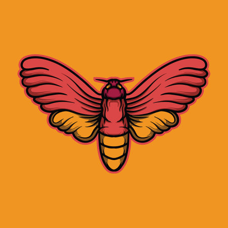 Butterfly logo Design vector graphicのイラスト素材