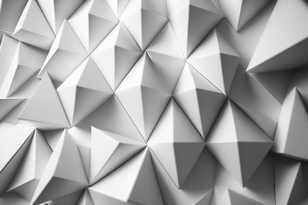 White background with 3D effect