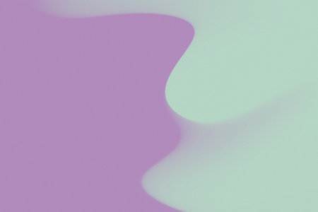 Green and purple gradient background with textureの写真素材