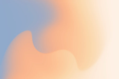 Light yellow and blue pastel colors with gradient texture for web banner and hot saleの写真素材