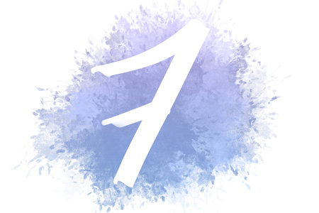 handwritten alphabet with watercolor texture. Watercolor stains with letters of the alphabet.