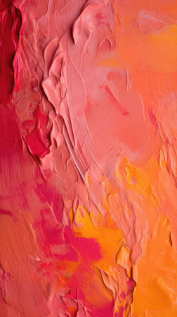 Abstract colorful oil painting on canvas. Oil paint texture with brush and palette knife strokes....