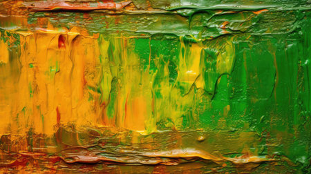 Abstract colorful oil painting on canvas. Oil paint texture with brush and palette knife strokes....