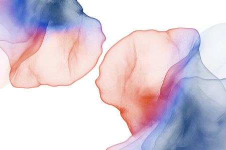 Abstract watercolor background, shape, design element. Colorful hand painted texture. abstract splash backgroundの写真素材