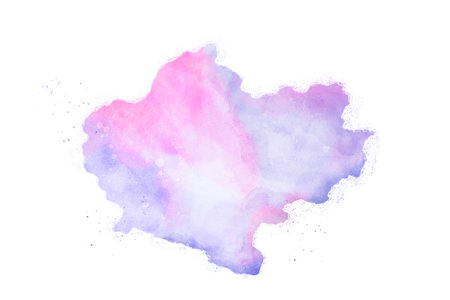 Abstract watercolor background, shape, design element. Colorful hand painted texture. abstract splash backgroundの写真素材