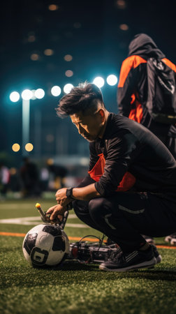 sports training of high performance playersの写真素材