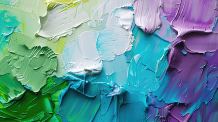 Colorful paint background with coarse texture in layers