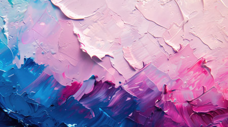 Colorful paint background with coarse texture in layers