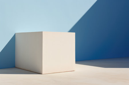 empty large room with light coming in from a windowの写真素材