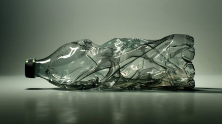 Plastic bottle for recyclingの写真素材