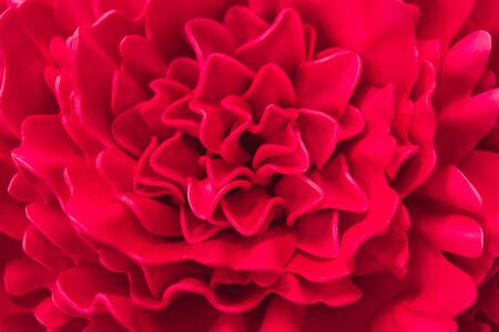 A beautiful flower of pink plastic. Abstract blurred background. Selective focus. Modern illustration with flower. Environmental problem. Plastic ocean. Watercolor pinの写真素材